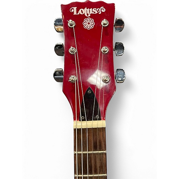 Used Lotus les paul copy red Solid Body Electric Guitar