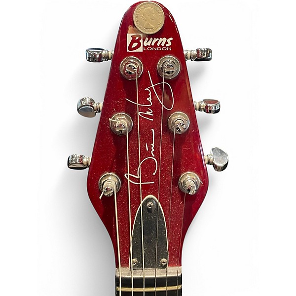 Used Burns London BRIAN MAY RED SPECIAL Red Solid Body Electric Guitar