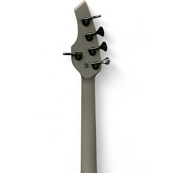 Used Ernie Ball Music Man Bongo 5 HH Matte Grey Electric Bass Guitar