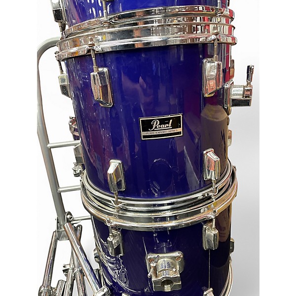 Used Pearl 6 Piece Export Blue Drum Kit