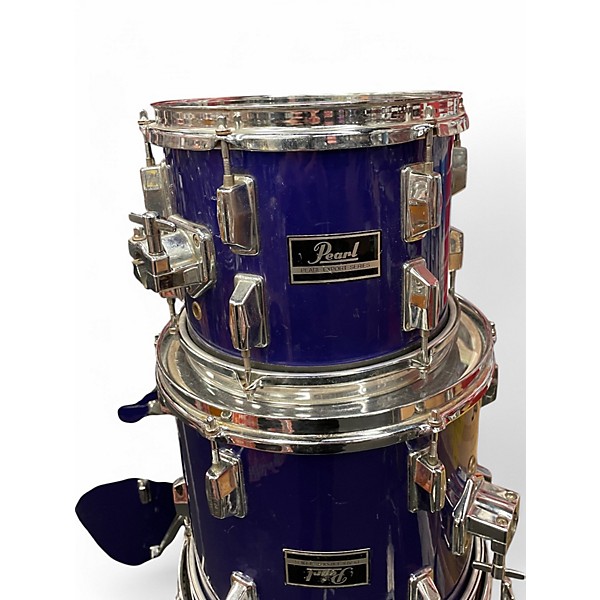 Used Pearl 6 Piece Export Blue Drum Kit