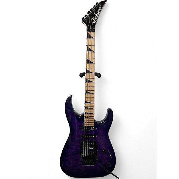 Used Jackson JS32 Dinky purple burst Solid Body Electric Guitar