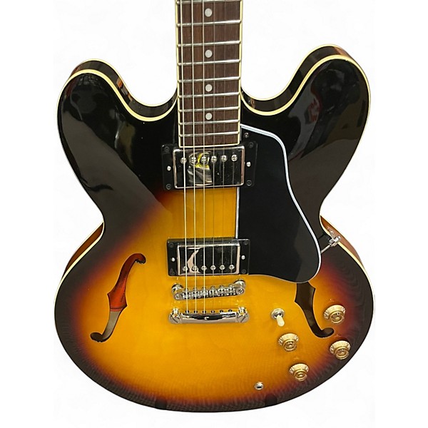 Used Epiphone ES-335 IG 2 Color Sunburst Solid Body Electric Guitar