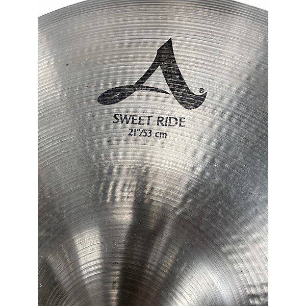 Used Zildjian 21in A Series Sweet Ride Cymbal