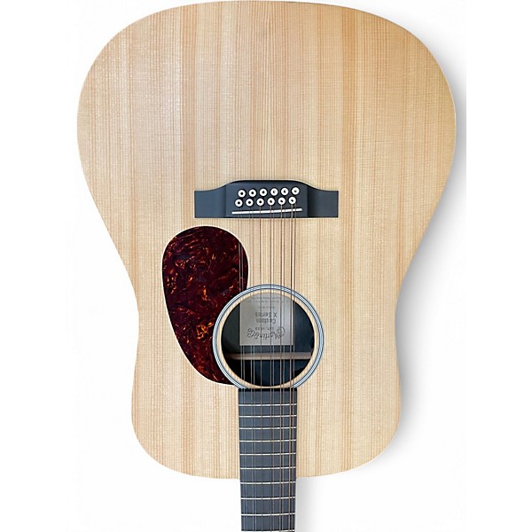 Used Martin DX2E Natural 12 String Acoustic Electric Guitar