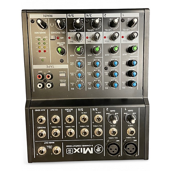 Used Mackie Mix8 Unpowered Mixer