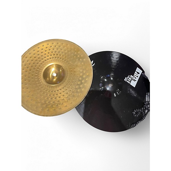 Used Zildjian 14in Pitch Black Hi-Hat Pair Cymbal