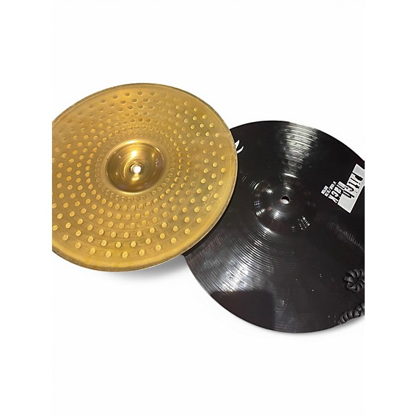 Used Zildjian 14in Pitch Black Hi-Hat Pair Cymbal