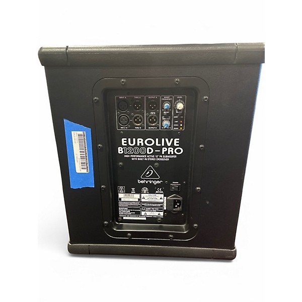Used Behringer Used Behringer Eurolive B1200D Pro Powered