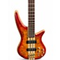 Used Jackson Pro Series Spectra SBP IV Cherry Burst Electric Bass Guitar