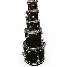 Used Trick 5 Piece aluminum kit two tone sparkle Drum Kit