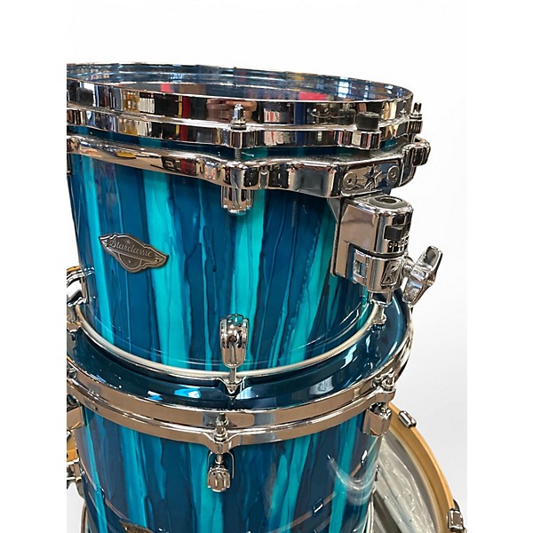 Used TAMA 3 Piece CUSTOM SKY BLUE AURORA Drum Kit
