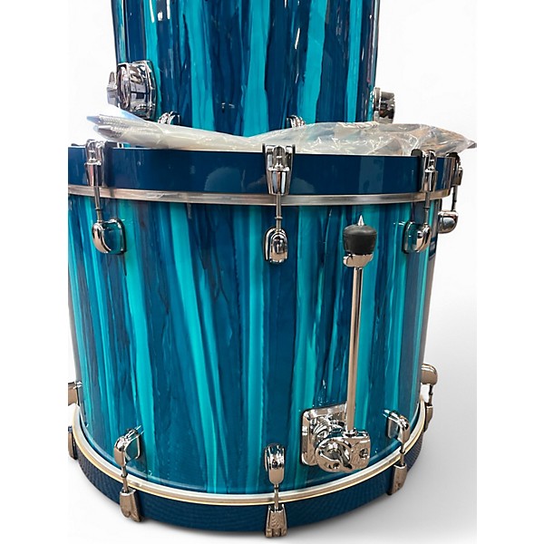 Used TAMA 3 Piece CUSTOM SKY BLUE AURORA Drum Kit