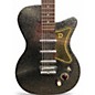 Used Danelectro 56 U-3 Black Sparkle Solid Body Electric Guitar