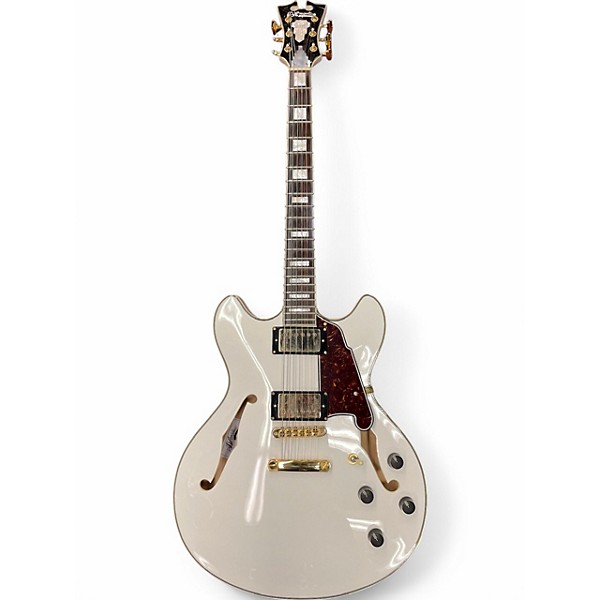 Used D'Angelico EX-DC/SP White Hollow Body Electric Guitar