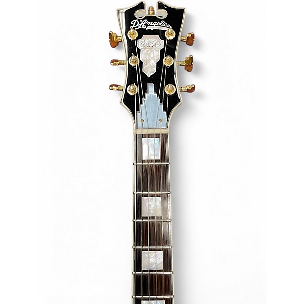 Used D'Angelico EX-DC/SP White Hollow Body Electric Guitar