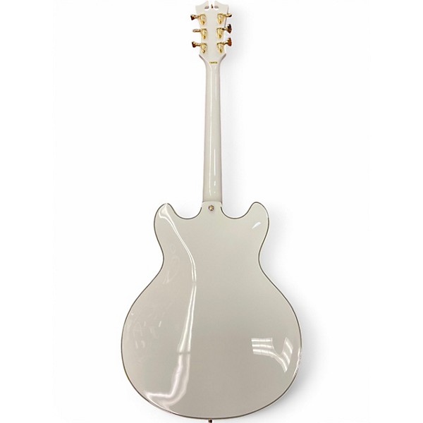Used D'Angelico EX-DC/SP White Hollow Body Electric Guitar