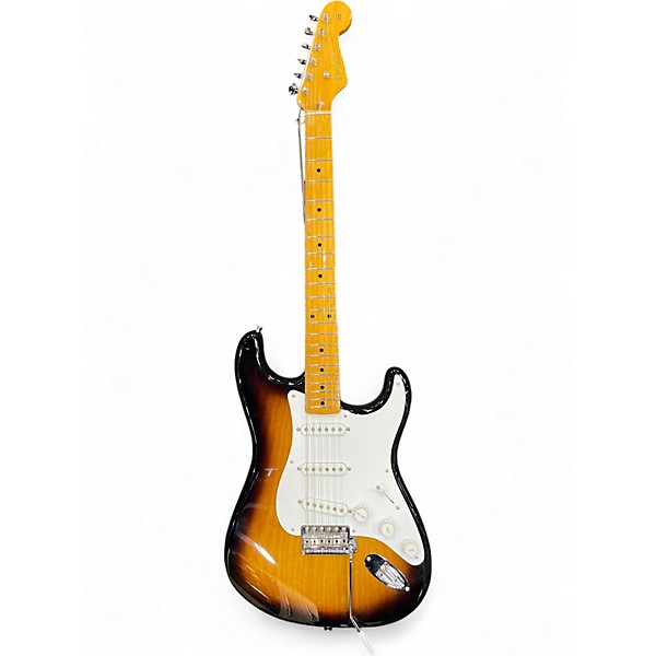 Used 2024 Fender 70th Anniversary 1954 STRATOCASTER AMERICAN VINTAGE II 2 Color Sunburst Solid Body Electric Guitar