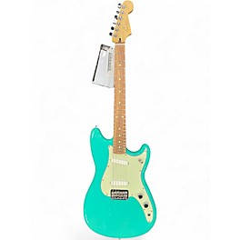 Used Fender Duo Sonic Seafoam Green Solid Body Electric Guitar