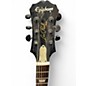 Used Epiphone Les Paul Studio Joe Perry Trans Black Solid Body Electric Guitar