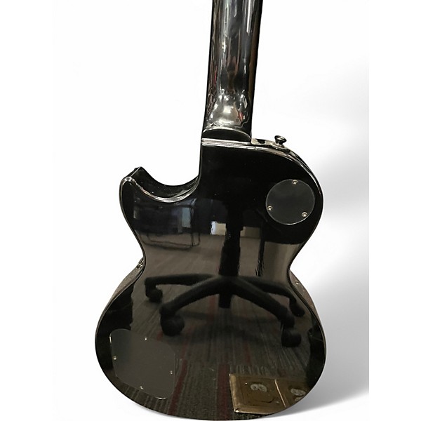 Used Epiphone Les Paul Studio Joe Perry Trans Black Solid Body Electric Guitar