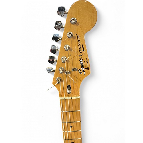 Used 1989 Squier Ii Stratocaster  Red Solid Body Electric Guitar