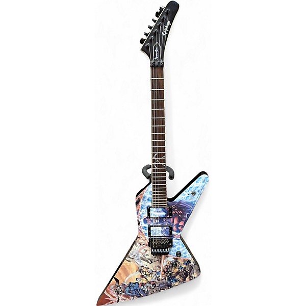 Used 2008 Epiphone marcus henderson Custom Graphic Solid Body Electric Guitar