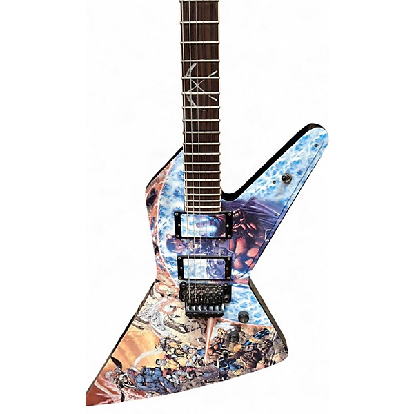 Used 2008 Epiphone marcus henderson Custom Graphic Solid Body Electric Guitar