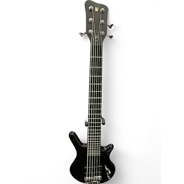 Used 2018 Warwick Pro Series Thumb 6 Nirvana Black Electric Bass Guitar