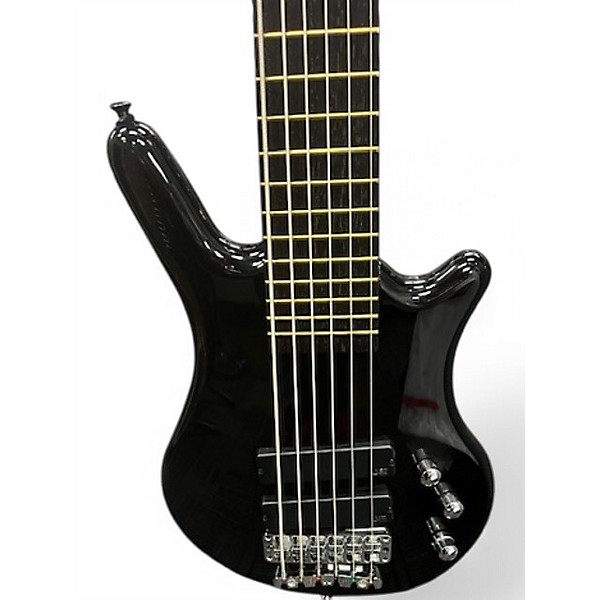 Used 2018 Warwick Pro Series Thumb 6 Nirvana Black Electric Bass Guitar