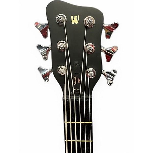 Used 2018 Warwick Pro Series Thumb 6 Nirvana Black Electric Bass Guitar