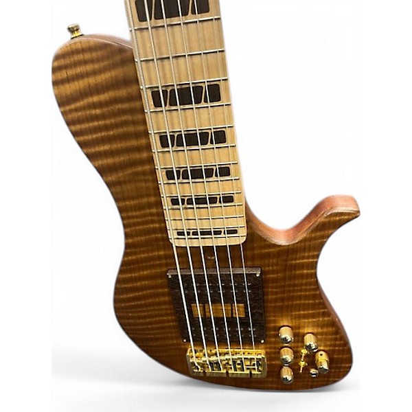 Used 2024 Utera Guitars Elegance 6 String Natural Electric Bass Guitar