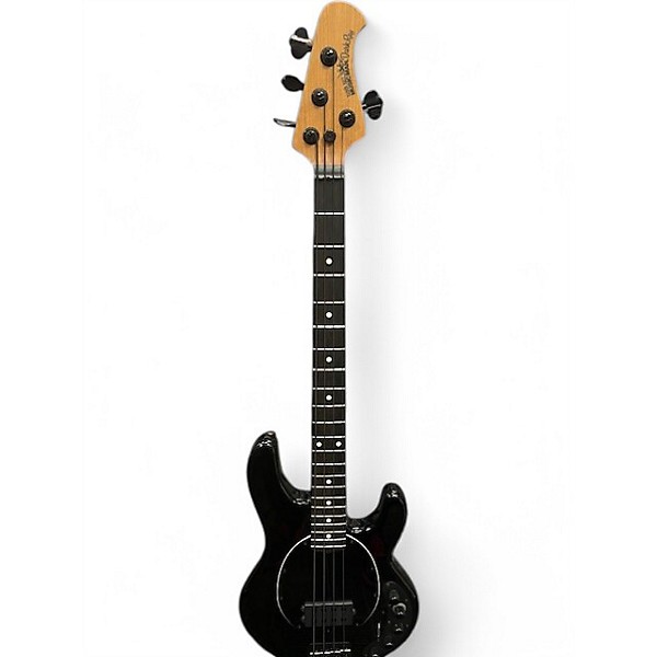 Used Ernie Ball Music Man MUSIC MAN DARK RAY Black Electric Bass Guitar