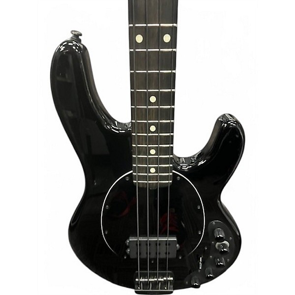 Used Ernie Ball Music Man MUSIC MAN DARK RAY Black Electric Bass Guitar