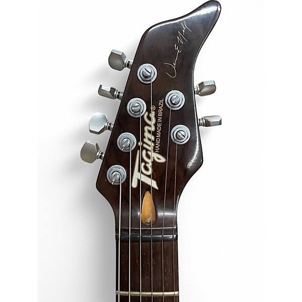 Used Tagima Handmade in Brazil Natural Solid Body Electric Guitar
