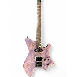 Used Eart GW2 Purple Solid Body Electric Guitar
