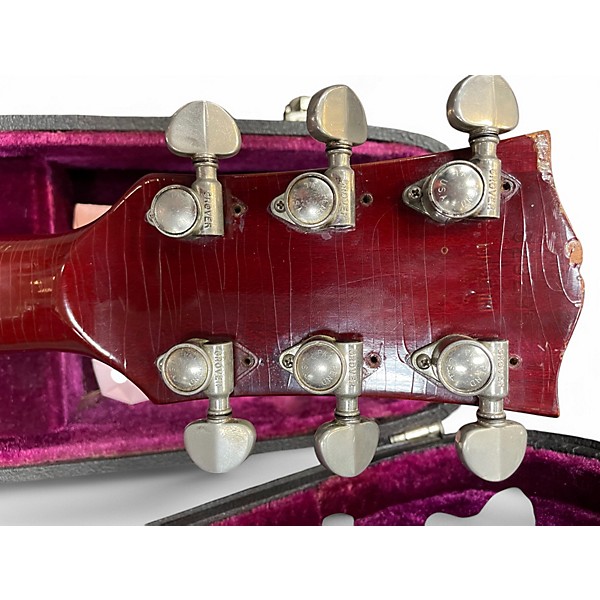 Vintage 1973 Gibson Les Paul Custom Cherry Sunburst Solid Body Electric Guitar