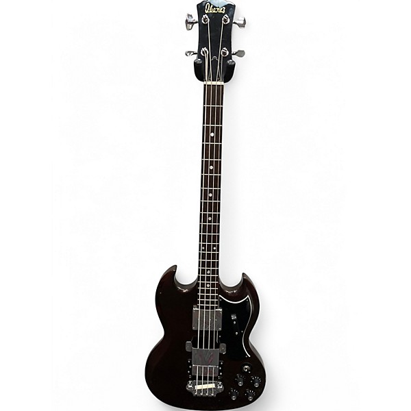 Vintage 1970s Ibanez 2354 Black Cherry Electric Bass Guitar