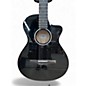 Used Taylor 212ce-N Black Limited Edition Classical Acoustic Electric Guitar