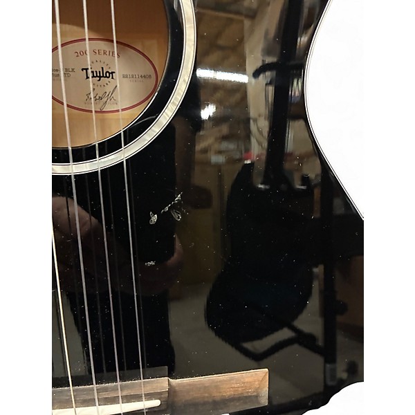 Used Taylor 212ce-N Black Limited Edition Classical Acoustic Electric Guitar