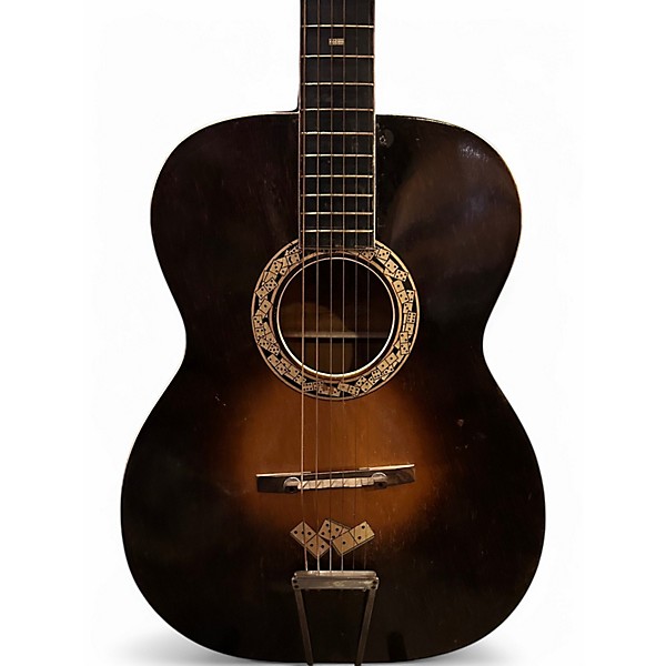 Vintage 1934 Regal le domino big boy  2 Color Sunburst Acoustic Guitar