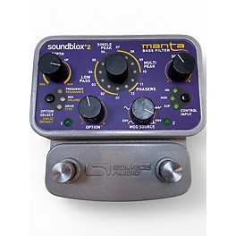 Used Source Audio Soundblox 2 Manta Bass filter Pedal