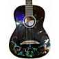 Used Esteban duende Black and Silver Acoustic Electric Guitar