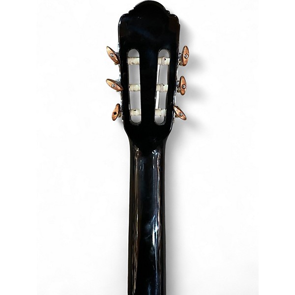 Used Esteban duende Black and Silver Acoustic Electric Guitar