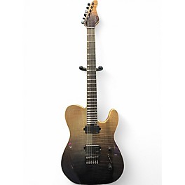 Used Schecter Guitar Research PT SLS ELITE Black Fade Burst Solid Body Electric Guitar
