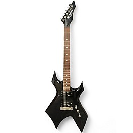 Used B.C. Rich Bronze Series Warlock Black Solid Body Electric Guitar