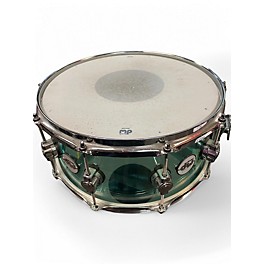 Used DW 14X7.5 Design Series Acrylic Snare SEAGLASS Drum