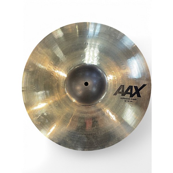 Used SABIAN 16in AAX X-PLOSIAN CRASH Cymbal
