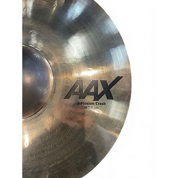Used SABIAN 16in AAX X-PLOSIAN CRASH Cymbal
