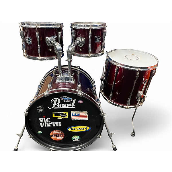 Used Pearl 4 Piece Export Red Drum Kit,All Products : American Fashion Style Bags On Sale